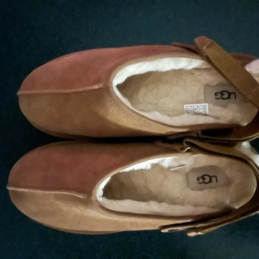 UGG Men's Brown Suede Loafers - Picture 6 of 7